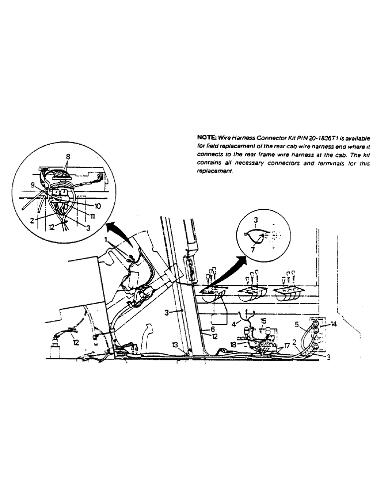 Схема запчастей Case IH 9170 - (02-09) - CAB ELECTRICAL (06) - ELECTRICAL