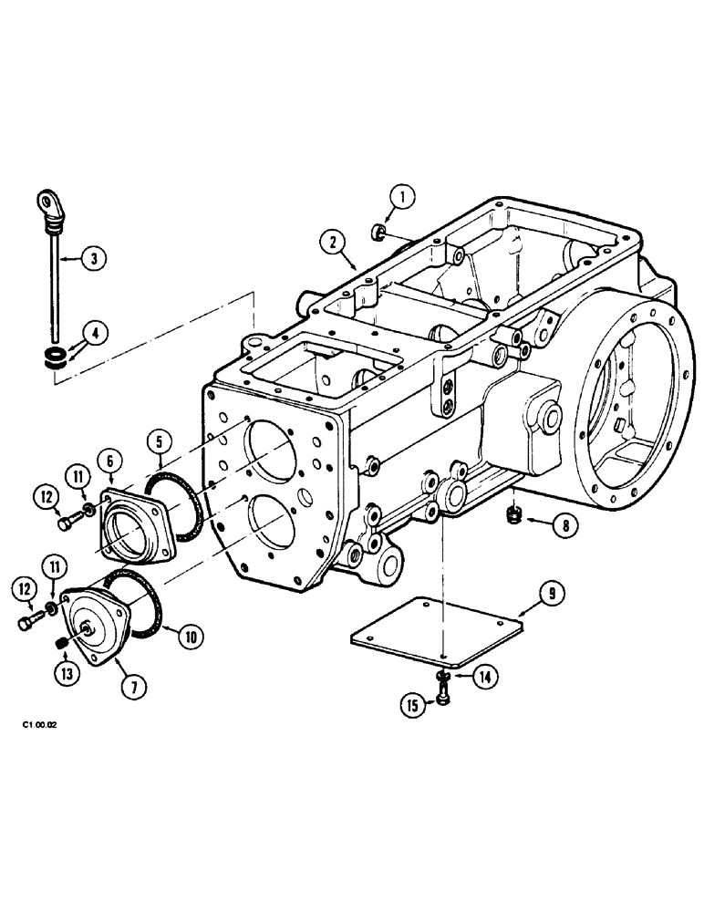 Схема запчастей Case IH 2130 - (6-014) - TRANSMISSION (06) - POWER TRAIN
