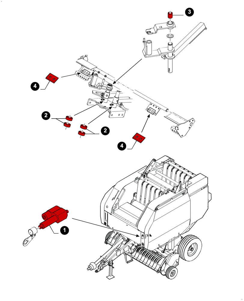 Схема запчастей Case IH RB454 - (00.00RB220) - MAINTENANCE PARTS, TWINE WRAP (00) - GENERAL