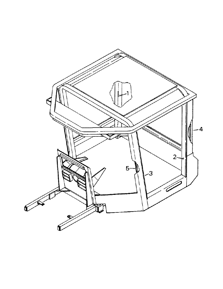Схема запчастей Case IH STEIGER - (01-04) - CAB FOAM (10) - CAB