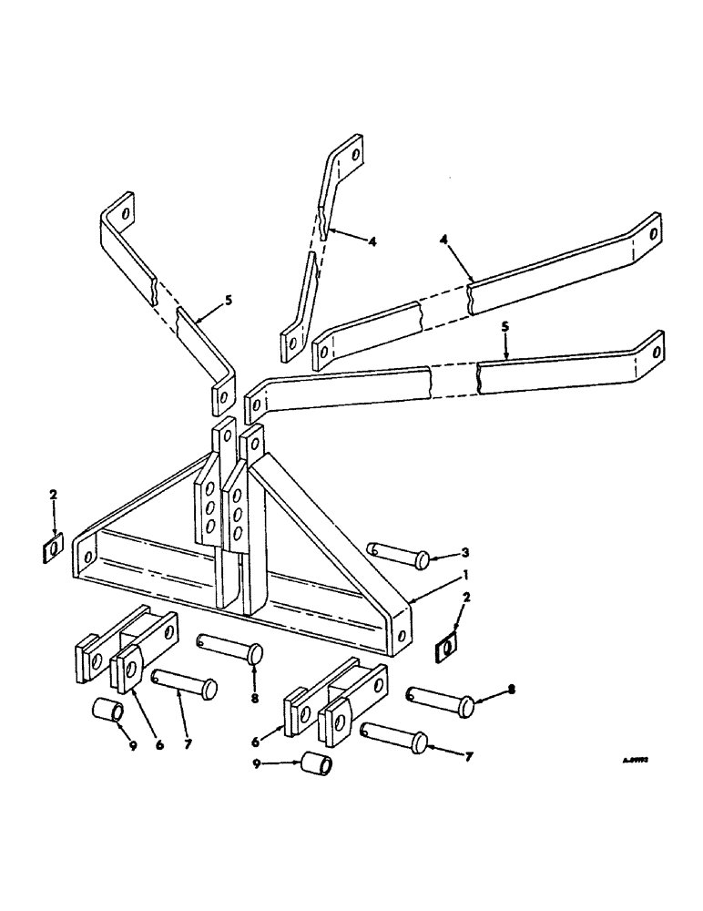 Схема запчастей Case IH 150 - (Y-3) - HITCH 