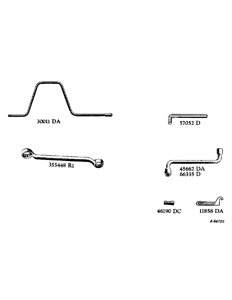 Схема запчастей Case IH FARMALL MDV - (266) - CHASSIS, TOOLS AND TOOL BOX (12) - CHASSIS