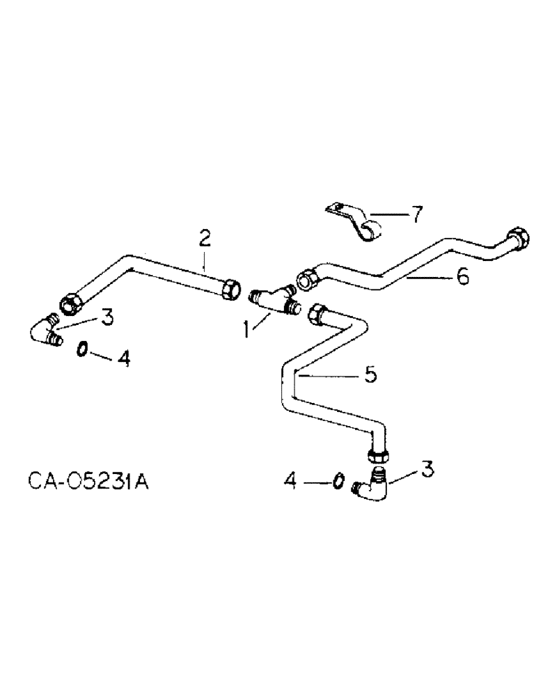 Схема запчастей Case IH 3488 - (04-03) - BRAKES, MASTER BRAKE LUBRICATION (5.1) - BRAKES