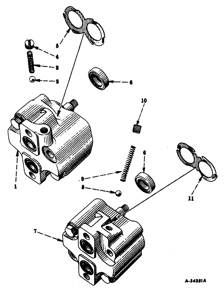 Схема запчастей Case IH SUPER C - (146) - HYDRAULIC SYSTEM, TOUCH-CONTROL PUMP (07) - HYDRAULIC SYSTEM