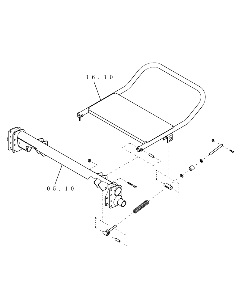 Схема запчастей Case IH RBX453 - (SECTION 16[RBX453]) - PICTORIAL INDEX, BALE EJECTOR (00) - GENERAL