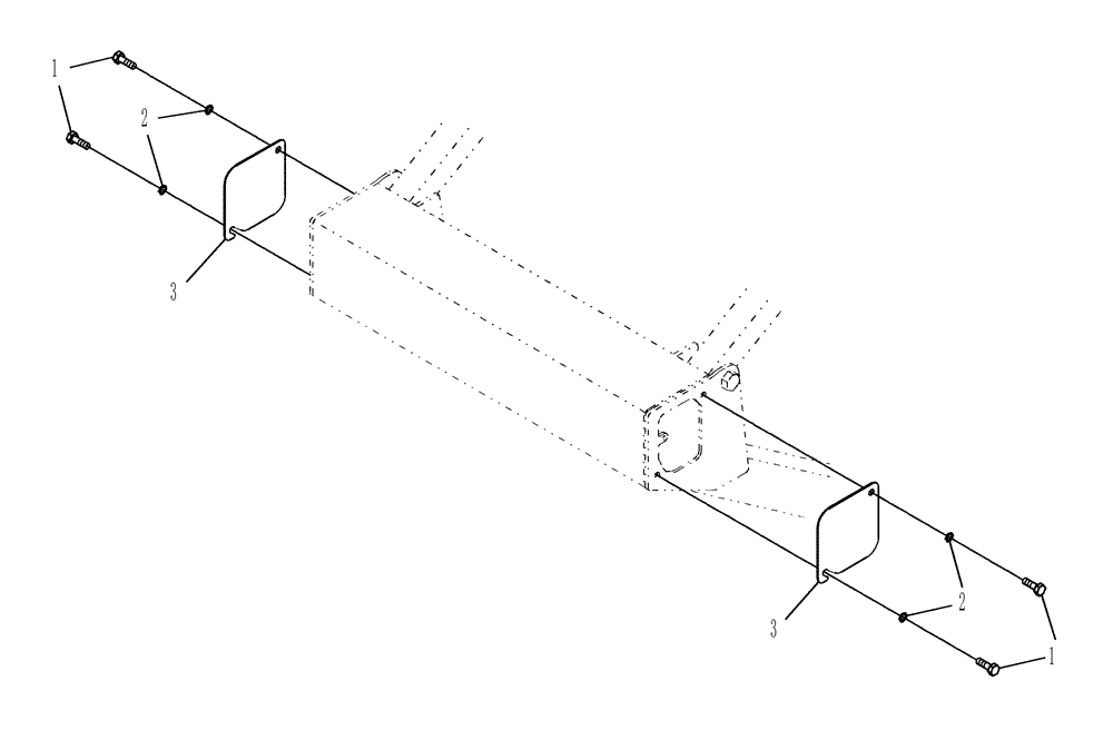 Схема запчастей Case IH DHX362 - (20.01.14) - END CAP, DOUBLE SWATH (12) - MAIN FRAME