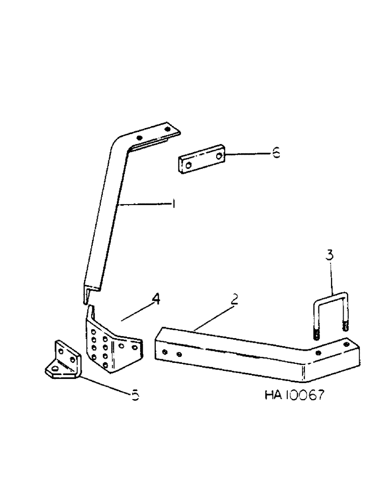 Схема запчастей Case IH 55 - (C-03[A]) - TRAILING HITCH 