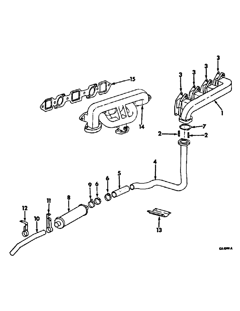 Схема запчастей Case IH 2500 - (12-09) - POWER, UNDERSLUNG EXHAUST Power