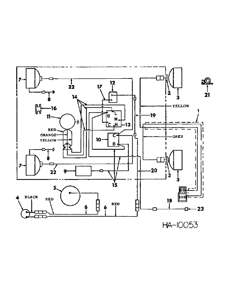 Схема запчастей Case IH 4000 - (08-27) - ELECTRICAL, OPERATORS CAB WIRING (06) - ELECTRICAL