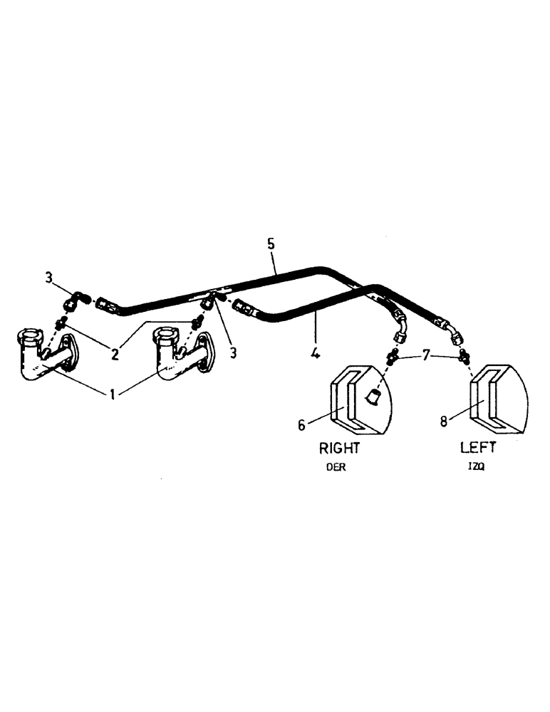 Схема запчастей Case IH 7000 - (B05-94) - HYDRAULICS, CIRCUIT, BRAKES 7000 Hydraulic Components & Circuits