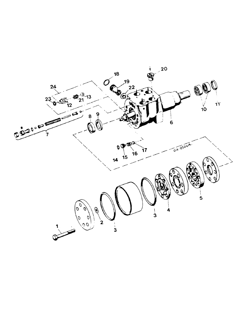 Схема запчастей Case IH 844S - (10-08) - STEERING CONTROL VALVE, "ZF" (07) - HYDRAULICS