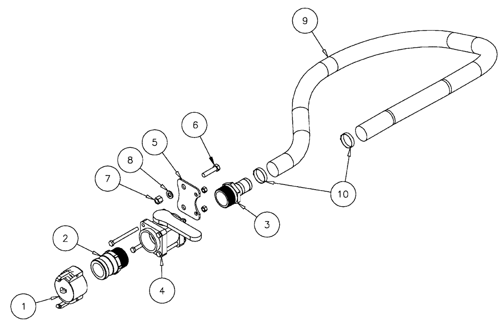 Схема запчастей Case IH FLX610 - (05-012) - FOAM TANK FILL VALVE GROUP Liquid Plumbing