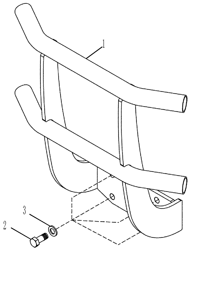 Схема запчастей Case IH L530 - (82.100.AK[01]) - GRILLE GUARD, FARMALL 65A, 75A (82) - FRONT LOADER & BUCKET