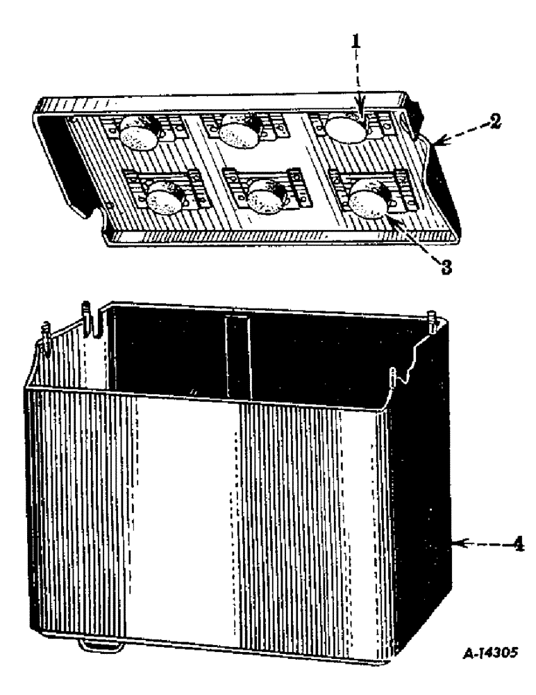 Схема запчастей Case IH FARMALL MDV - (134) - ELECTRICAL SYSTEM, DIESEL ENGINE, BATTERY BOX, RIGHT SIDE OF SEAT (06) - ELECTRICAL SYSTEMS