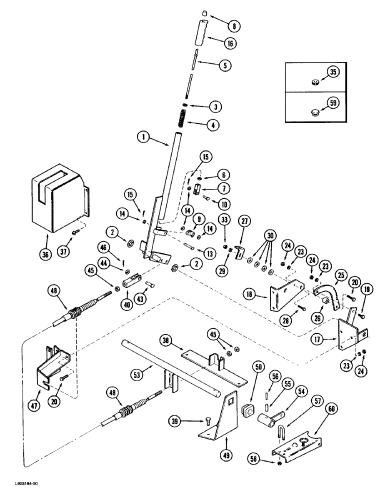 Схема запчастей Case IH 1670 - (7-18) - HAND BRAKE (5.1) - BRAKES