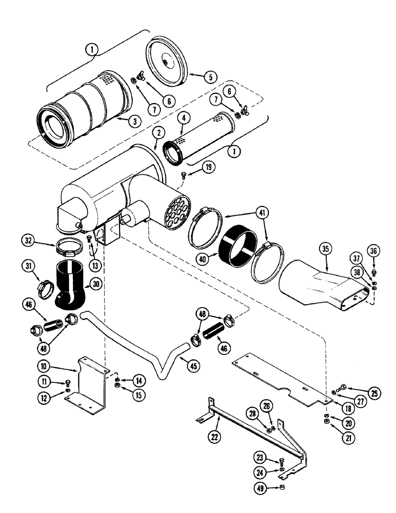 Схема запчастей Case IH 2096 - (2-008) - AIR INDUCTION SYSTEM, 6TA-590 DIESEL ENGINE (02) - ENGINE