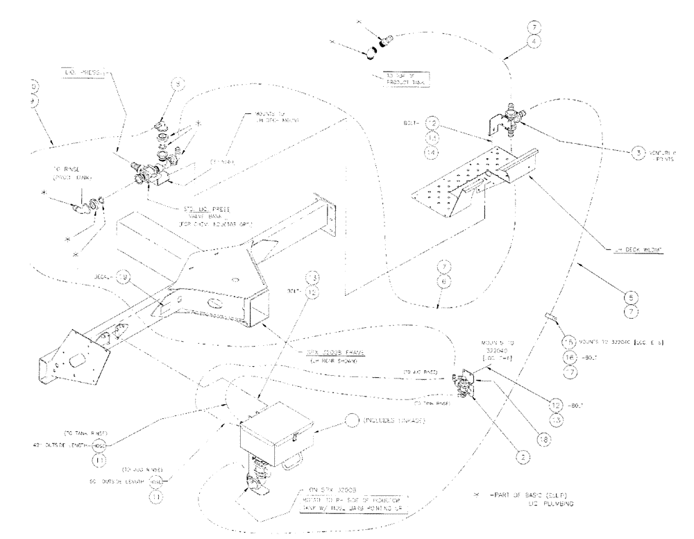 Схема запчастей Case IH SPX3200 - (11-016) - CHEMICAL INDUCTOR-ELLIPTICAL (78) - SPRAYING
