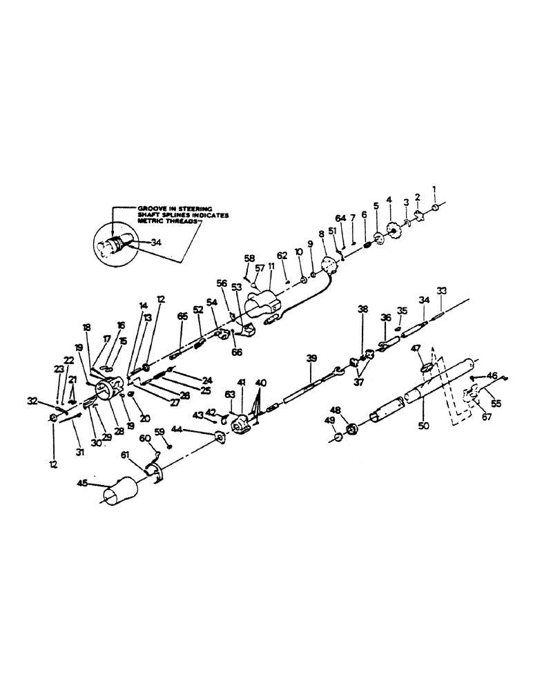 Схема запчастей Case IH 9170 - (01-18) - STEERING COLUMN ASSEMBLY (10) - CAB