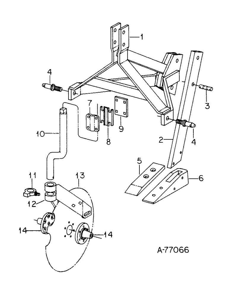 Схема запчастей Case IH 6 FARM - (A-07) - THREE POINT SUBSOILER 