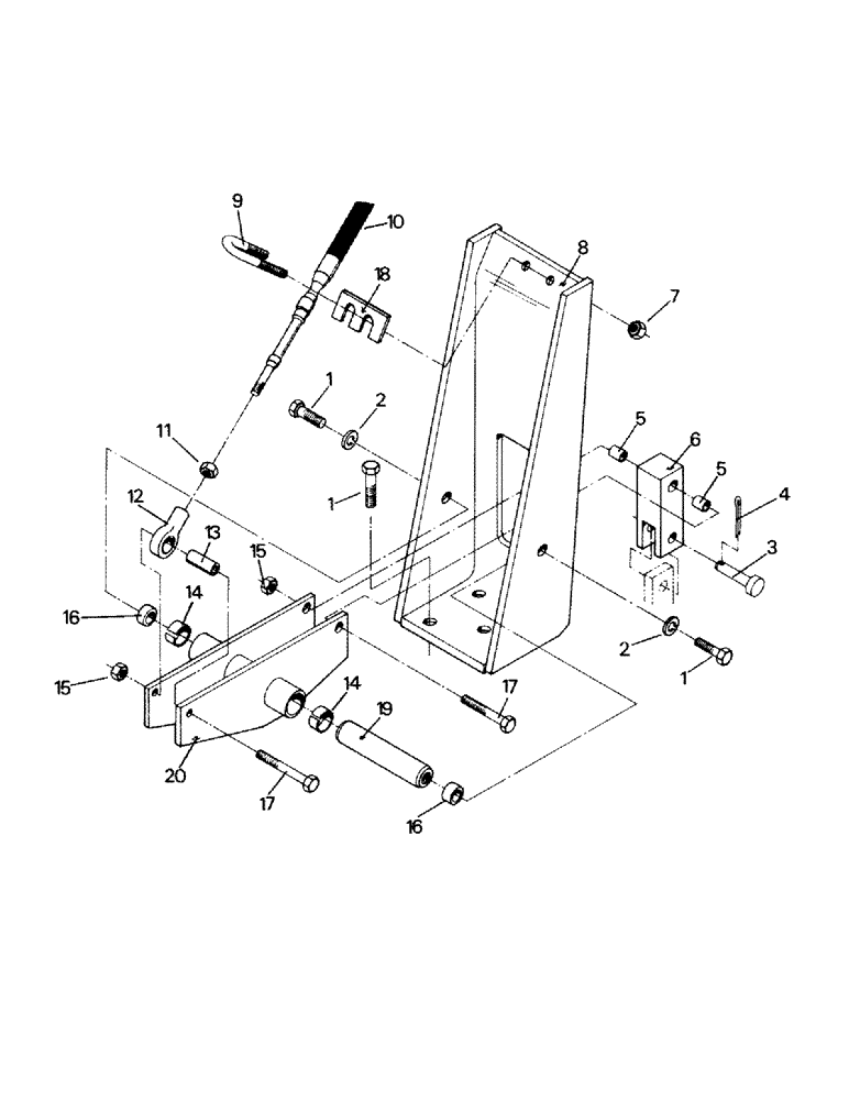 Схема запчастей Case IH ST450 - (04-16) - TRANSMISSION CONTROLS, MANUAL SHIFT LEVER (04) - Drive Train
