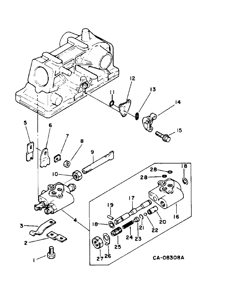 Схема запчастей Case IH 234 - (10-13) - HYDRAULICS, HYDRAULIC CONTROL VALVE, 234 (07) - HYDRAULICS
