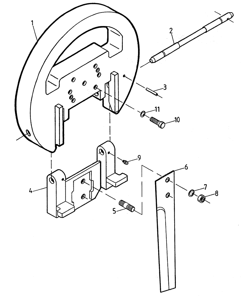 Схема запчастей Case IH 7000 - (A02-85) - SWINGING KNIFE CHOPPER Mainframe & Functioning Components