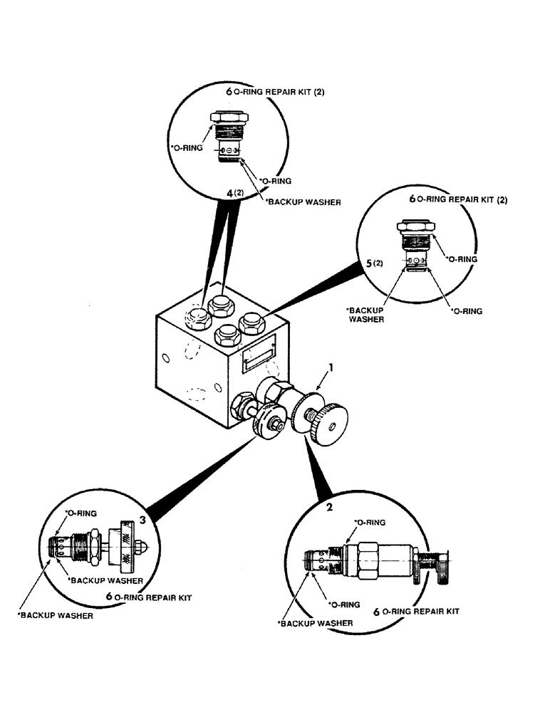 Схема запчастей Case IH 8450 - (105) - VALVE, BALE TENSIONER, SERIAL NUMBER CFH0015275 AND ON (07) - HYDRAULICS