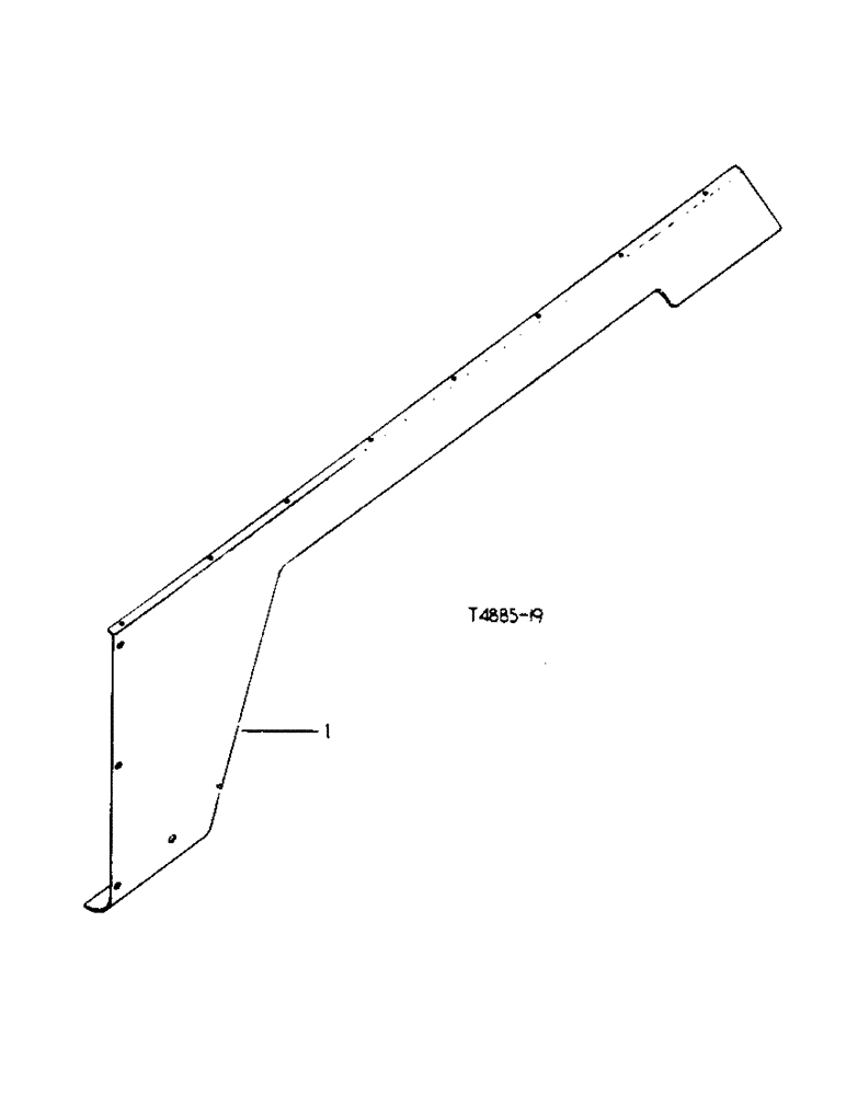 Схема запчастей Case IH 434 - (4-04) - HOOD AND LID SIDE PANELS - CHASSIS (09) - CHASSIS