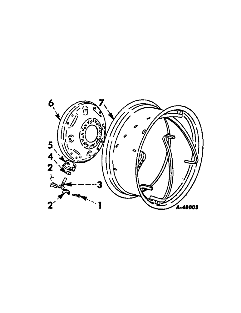 Схема запчастей Case IH 584 - (15-06) - POWER ADJUSTED REAR WHEELS, UTILITY TRACTORS BUILT PRIOR TO 1982 Wheels & Traction
