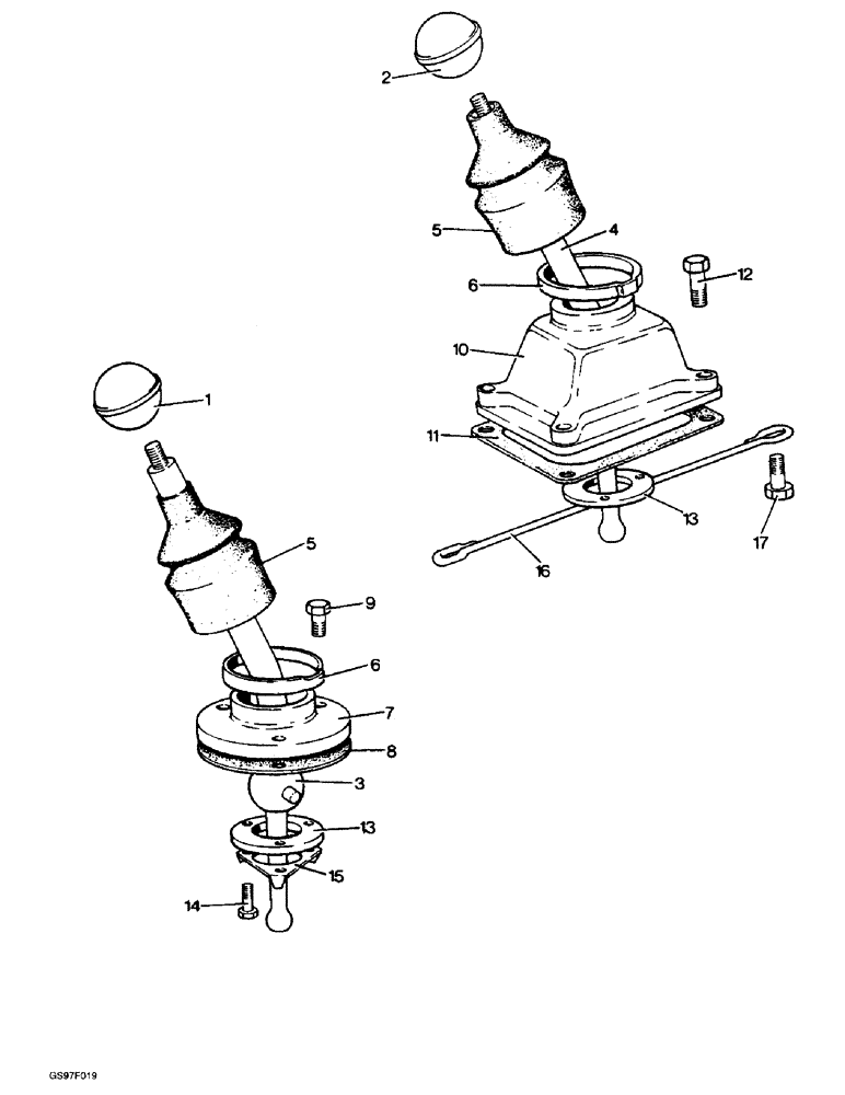Схема запчастей Case IH 885N - (6-26) - GEAR SHIFT LEVERS, 885, 885H, 885G, 885N AND 885LP TRACTORS (06) - POWER TRAIN
