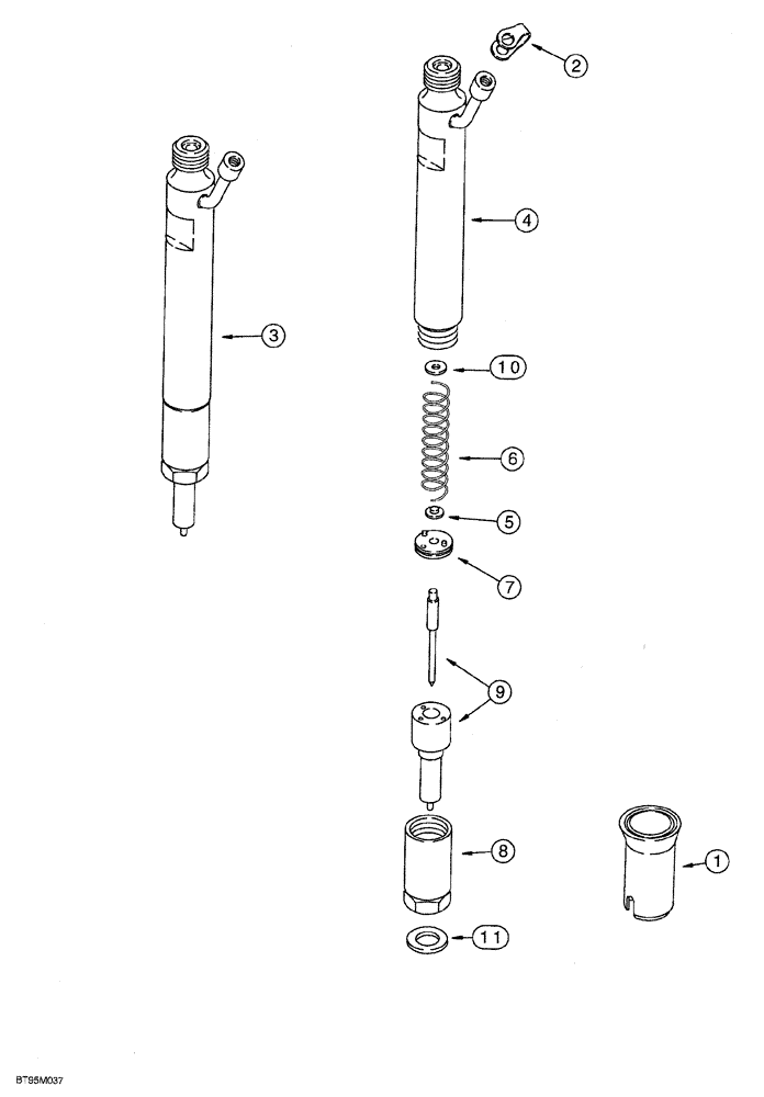 Схема запчастей Case IH 6831T - (03-016) - FUEL INJETION NOZZLE, 6T-830 EMISSIONS CERTIFIED ENGINE, 6TA-830 EMISSIONS CERTIFIED ENGINE 