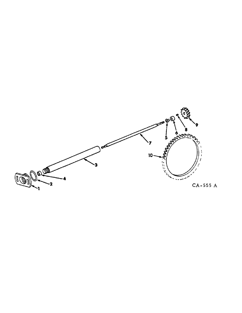 Схема запчастей Case IH HYDRO 186 - (07-16) - DRIVE TRAIN, SPEEDOMETER DRIVE, TRACTORS WITHOUT DIGITAL TACHOMETER (04) - Drive Train