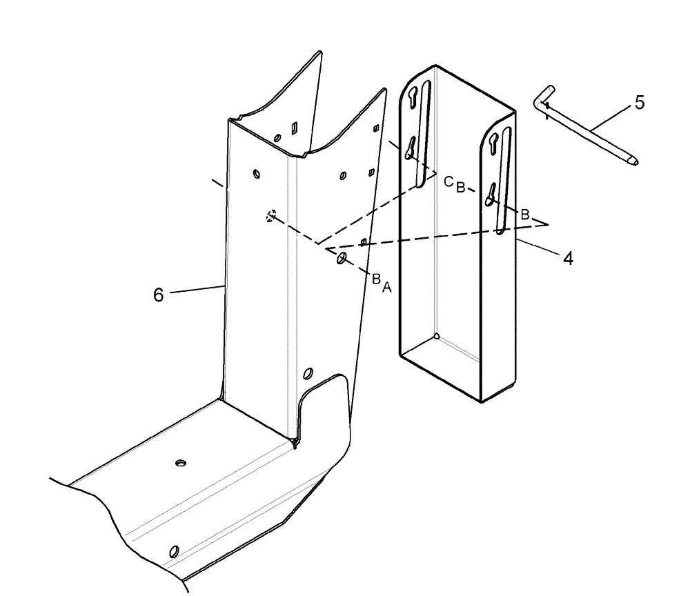 Схема запчастей Case IH 2042 - (09-02) - HEADER STANDS 