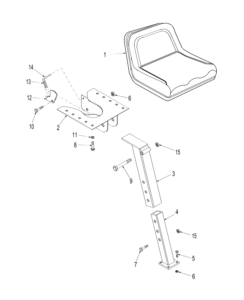 Схема запчастей Case IH 716393006 - (60) - SEAT 