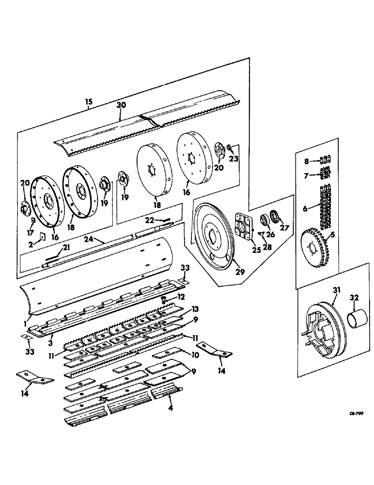 Схема запчастей Case IH 403 - (314) - GROUND EAR CORN FEED, SERIAL NO. 9957 AND ABOVE (88) - ACCESSORIES