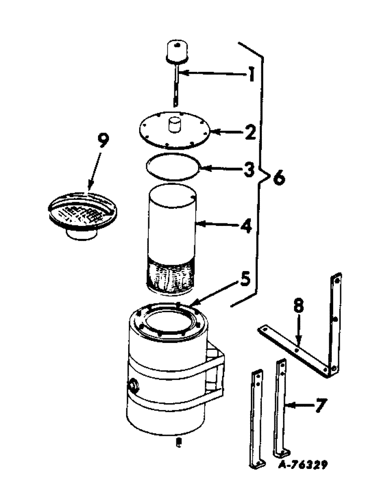 Схема запчастей Case IH 315 - (F-23) - HYDRAULICS SYSTEM, HYDRAULIC RESERVOIR, BELT DRIVE TRANSMISSION (07) - HYDRAULIC SYSTEM