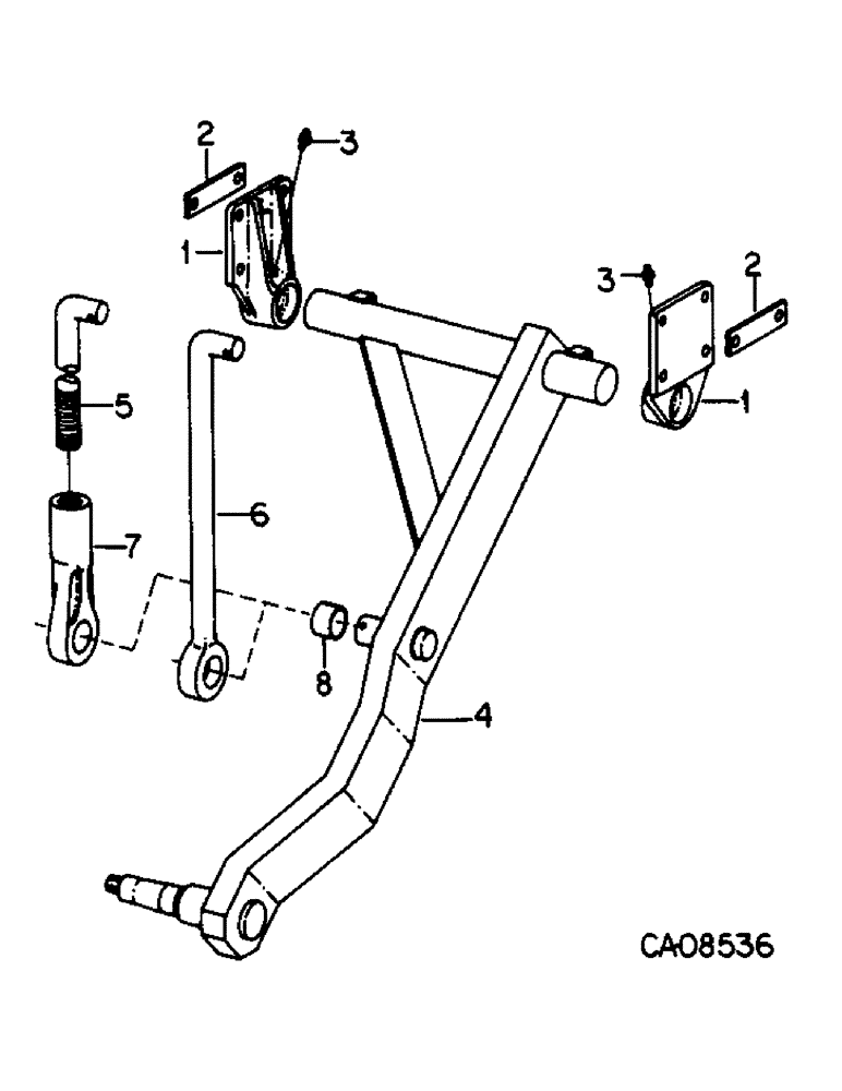 Схема запчастей Case IH 6500 - (B-05) - WHEEL AXLE 
