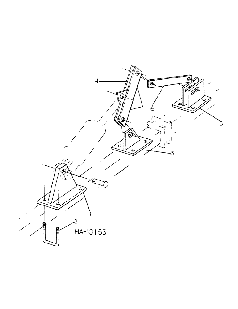 Схема запчастей Case IH 45 - (C-15) - C-FRAME HYDRAULIC LIFT, 16 FOOT 6 INCH AND LARGER MODEL, W/6 INCH SPACING 