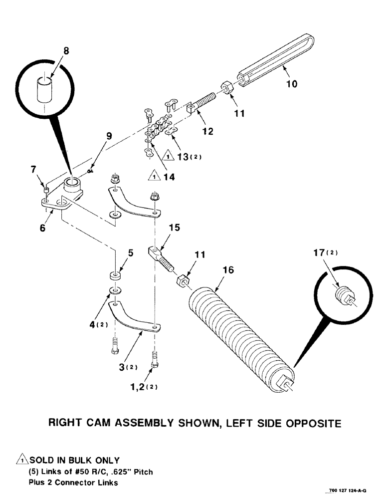 Схема запчастей Case IH 8315 - (5-22) - CAM ASSEMBLY (09) - CHASSIS