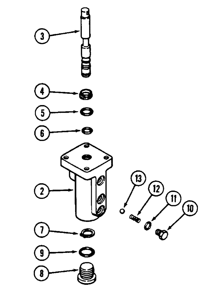 Схема запчастей Case IH 2290 - (7-352) - DIFFERENTIAL LOCK VALVE (07) - BRAKES