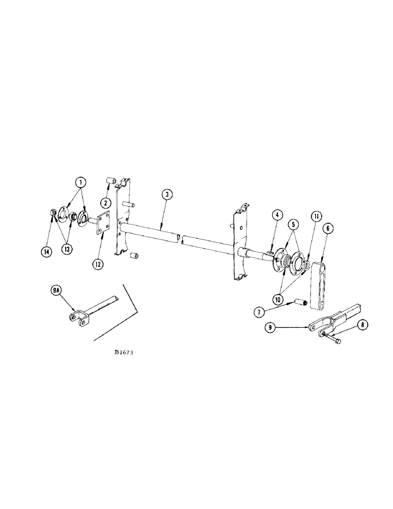 Схема запчастей Case IH 460 - (064[1]) - SHOE ROCKER ARM SHAFT (74) - CLEANING