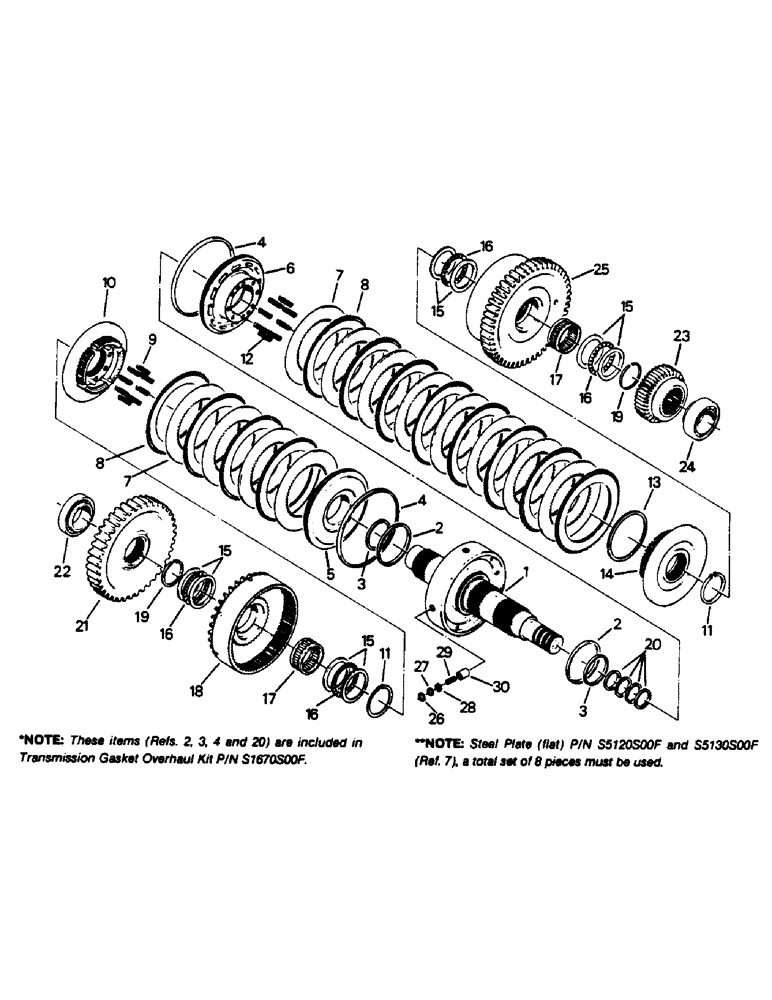 Схема запчастей Case IH 9130 - (04-65) - 9 INCH CLUTCH PACK ASSEMBLY (04) - Drive Train