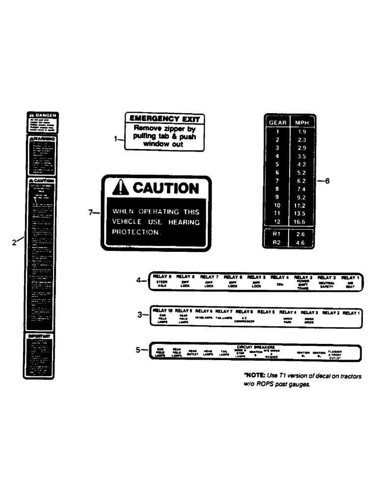 Схема запчастей Case IH 9130 - (09-1) - CAB DECALS (13) - DECALS