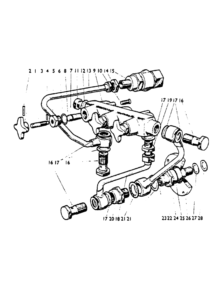 Схема запчастей Case IH 850 - (45) - 85779 THREE-WAY HYDRAULIC VALVE, U279, WITH EXACTOR COUPLING, 961054 THREE-WAY HYDRAULIC VALVE, U279 (07) - HYDRAULIC SYSTEM