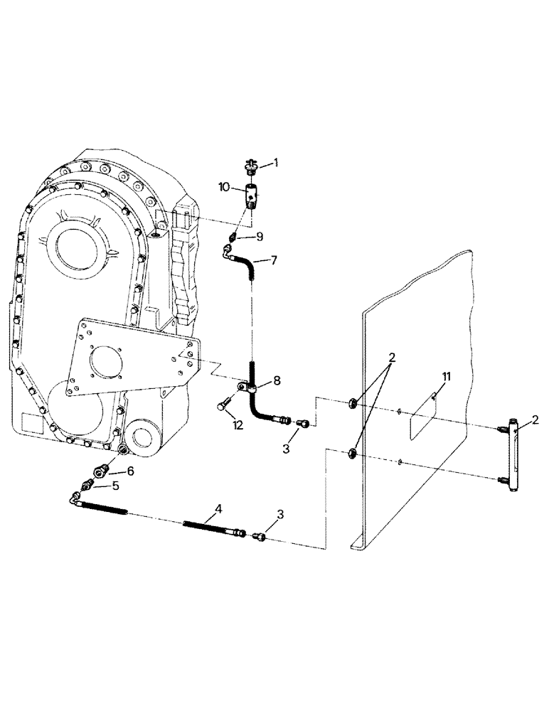 Схема запчастей Case IH ST450 - (04-20) - TRANSMISSION SIGHT GAUGE MOUNTING (04) - Drive Train
