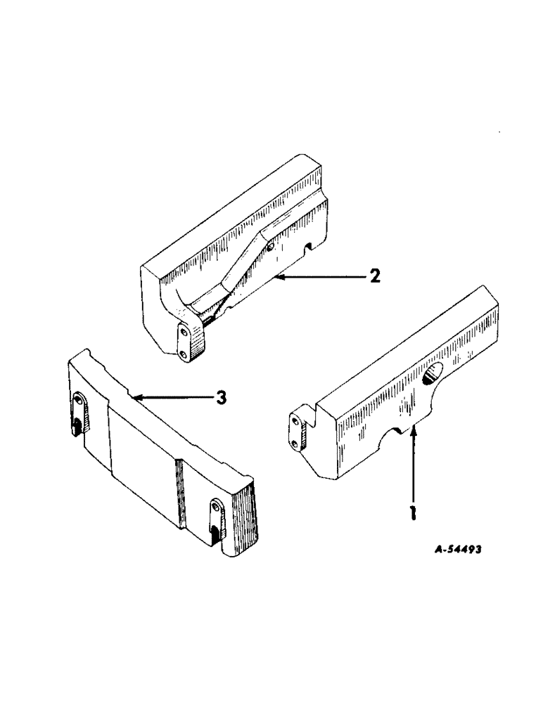 Схема запчастей Case IH 230 - (319) - ATTACHMENTS, FRONT BOLSTER AND FRONT END WEIGHTS, SPECIAL, FARMALL AND INTERNATIONAL 240 TRACTORS Attachments