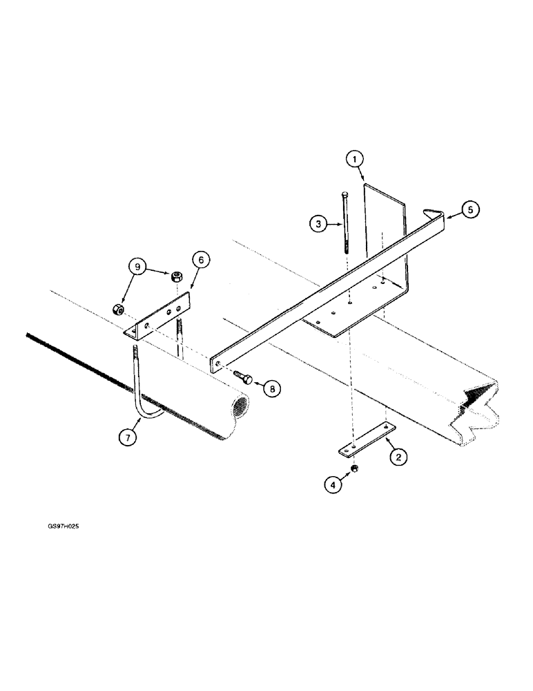 Схема запчастей Case IH 4800 - (9-34) - DEPTH GAUGE AND MOUNTING (09) - CHASSIS/ATTACHMENTS