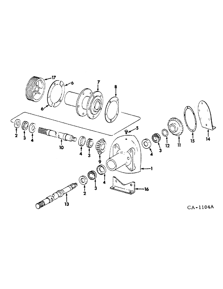Схема запчастей Case IH 990 - (S-15) - GEAR CASE 