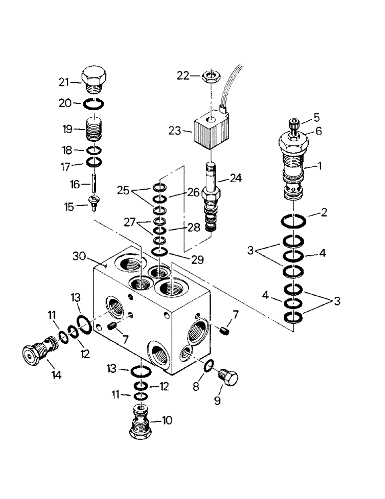 Схема запчастей Case IH ST325 - (10-50B) - SOLENOID VALVE ASSEMBLY (19) - OPTIONS