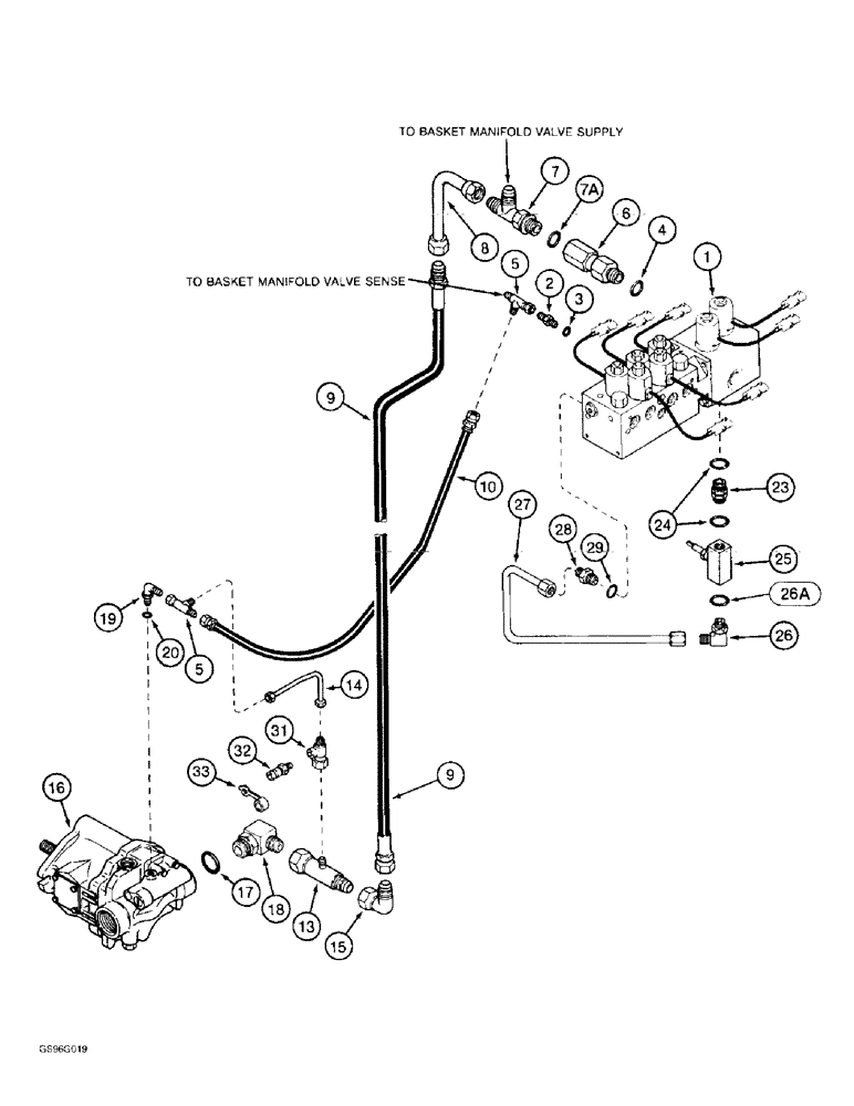 Схема запчастей Case IH 2022 - (8-18) - MANIFOLD VALVE SUPPLY AND PRESSURE COMPENSATOR (07) - HYDRAULICS